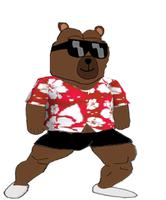 Bobo zyzz aloha shirt — Bobo meme