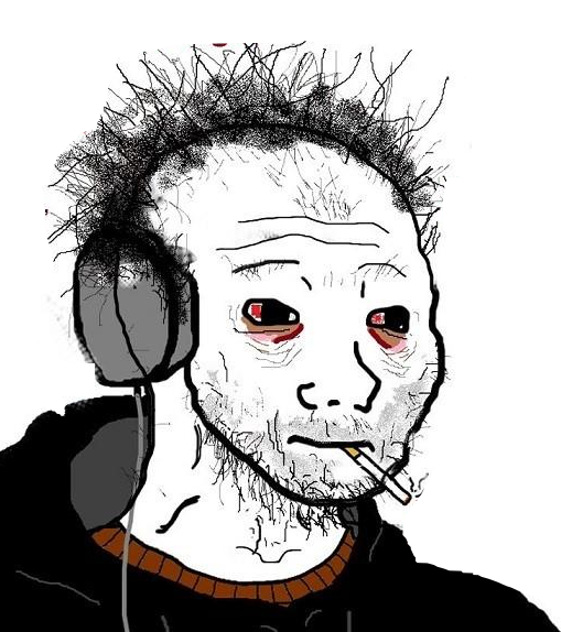 Wojak stage 2.5 doomer — Wojak meme