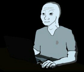 Wojak surf web night — Wojak meme