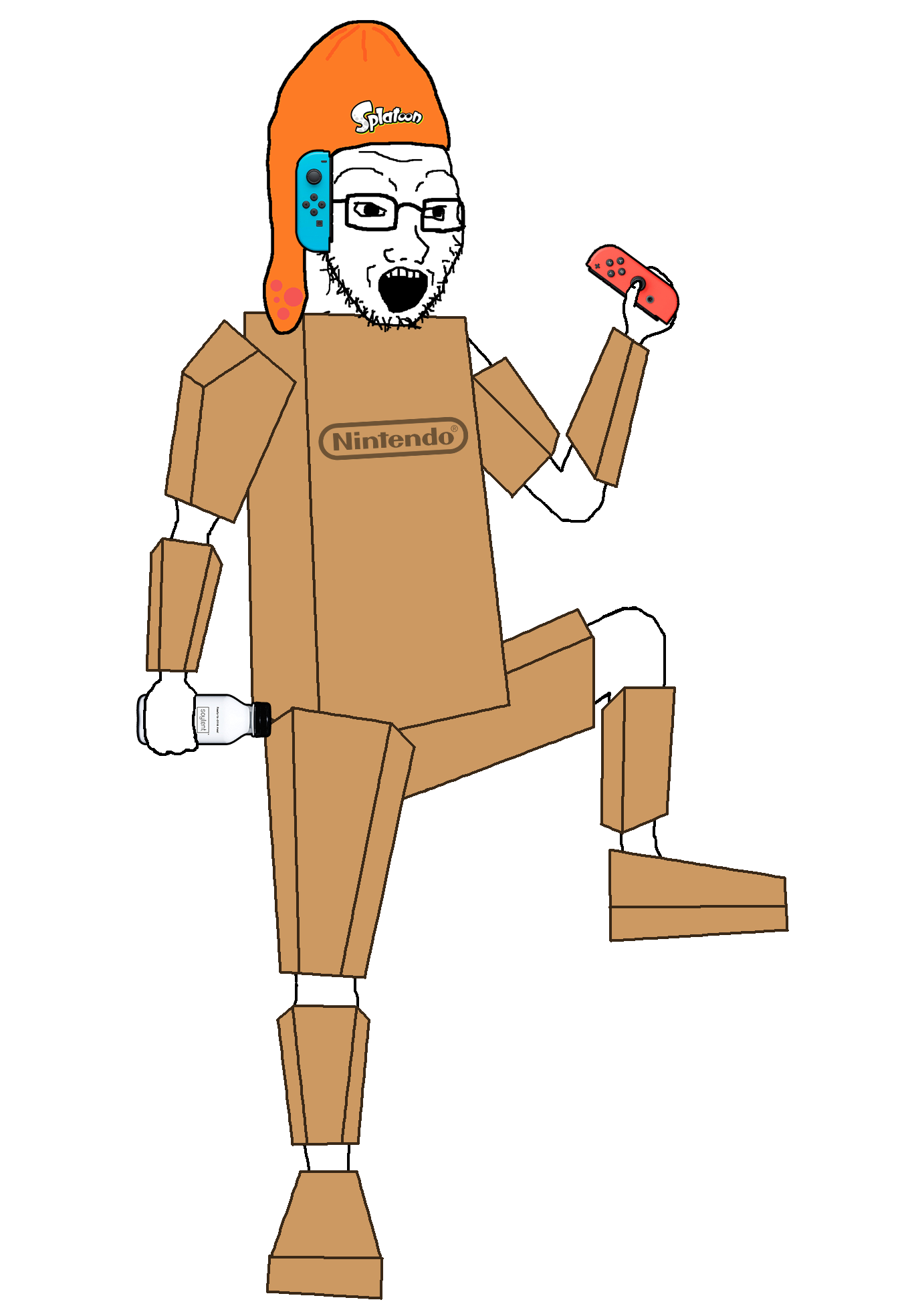 Wojak soy boy nintendo outfit — Wojak meme