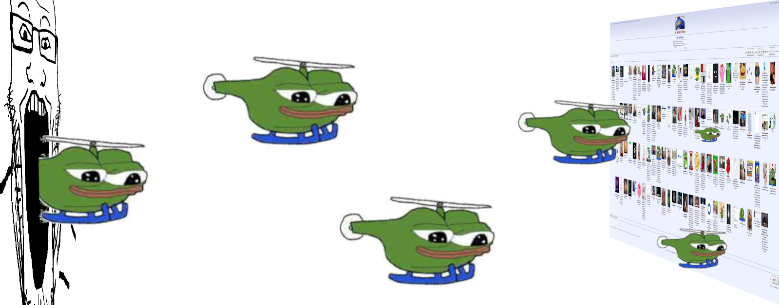 Pepe copters 4chan soy — Pepe meme