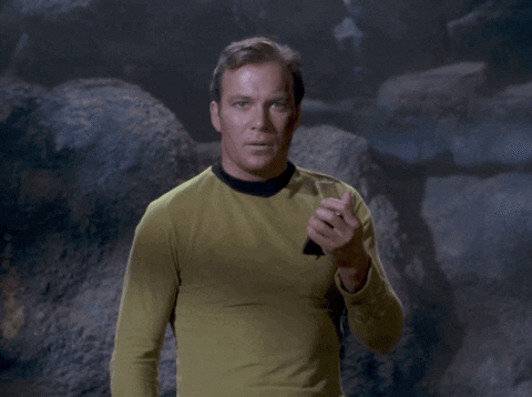 Alarmed Kirk — Reaction meme