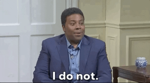 Kenan Thompson I Do Not — Reaction meme