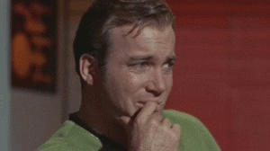 Nervous Kirk — Reaction meme