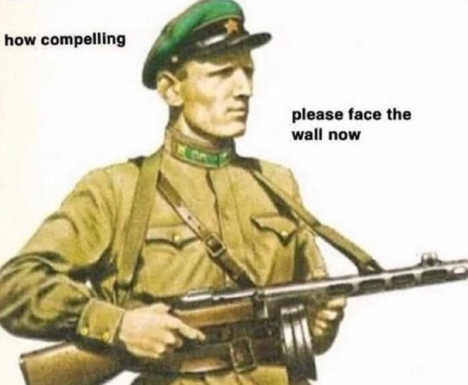 Face the wall — Reaction meme