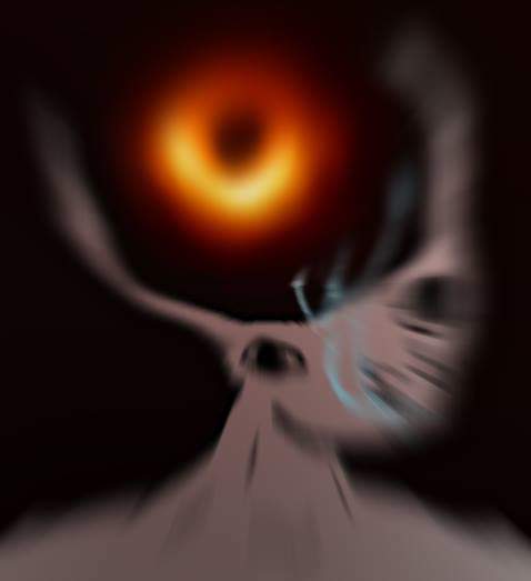 Brainlet real black hole 2 — Brainlet meme