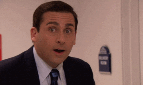 Steve Carell Surprised — Reaction meme