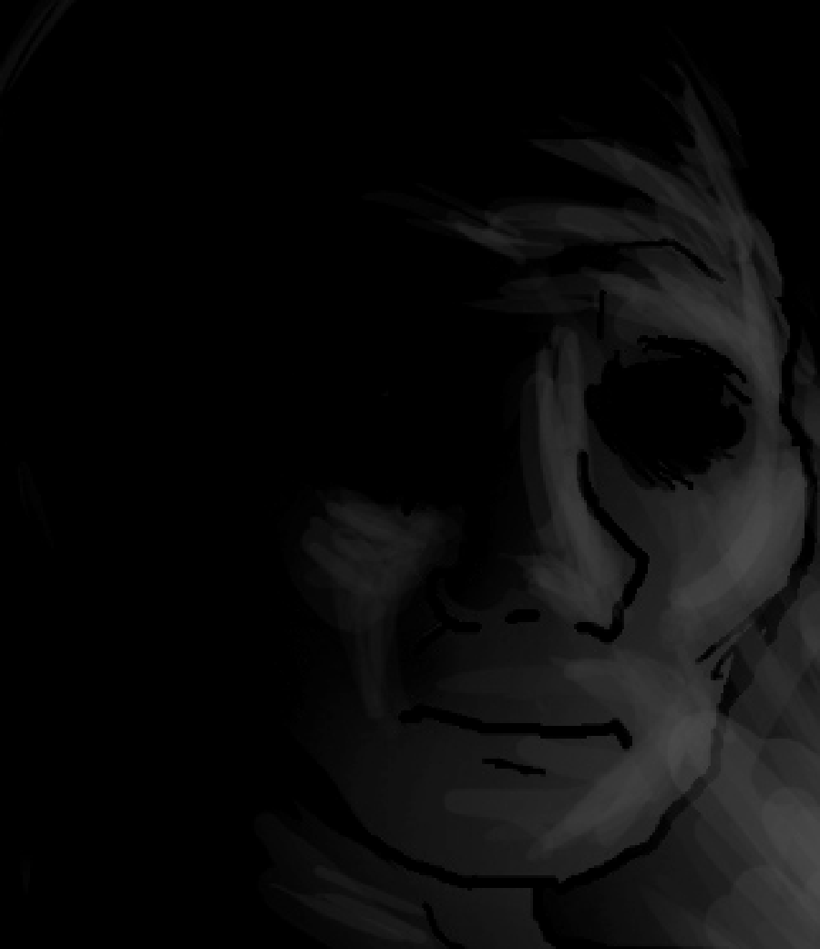 Dark wojak fade black — Wojak meme