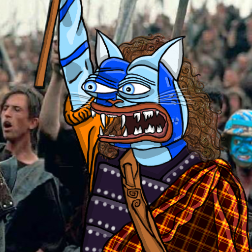 Toshi cat braveheart — $TOSHI meme