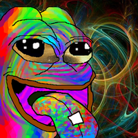 Pepe on acid trip — Pepe meme