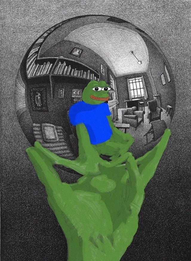 Pepe orb closeup — Pepe meme