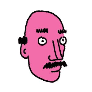 Pink bald guy — Reaction meme