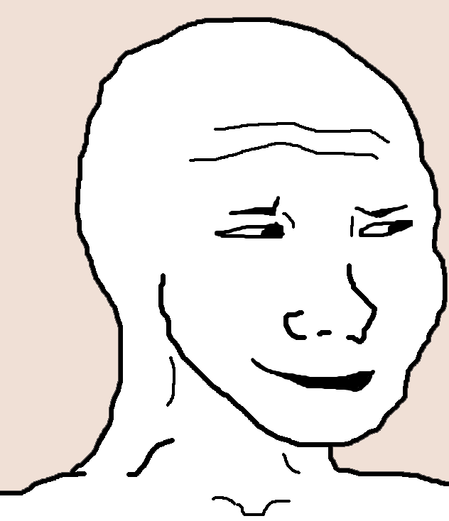 Wojak laughing at you — Wojak meme