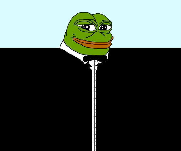 Pepe lil pump tux — Pepe meme