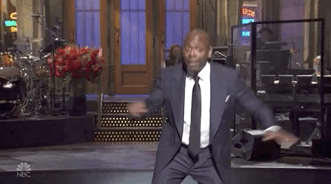 Dave Chapelle Happy Dance — Reaction meme