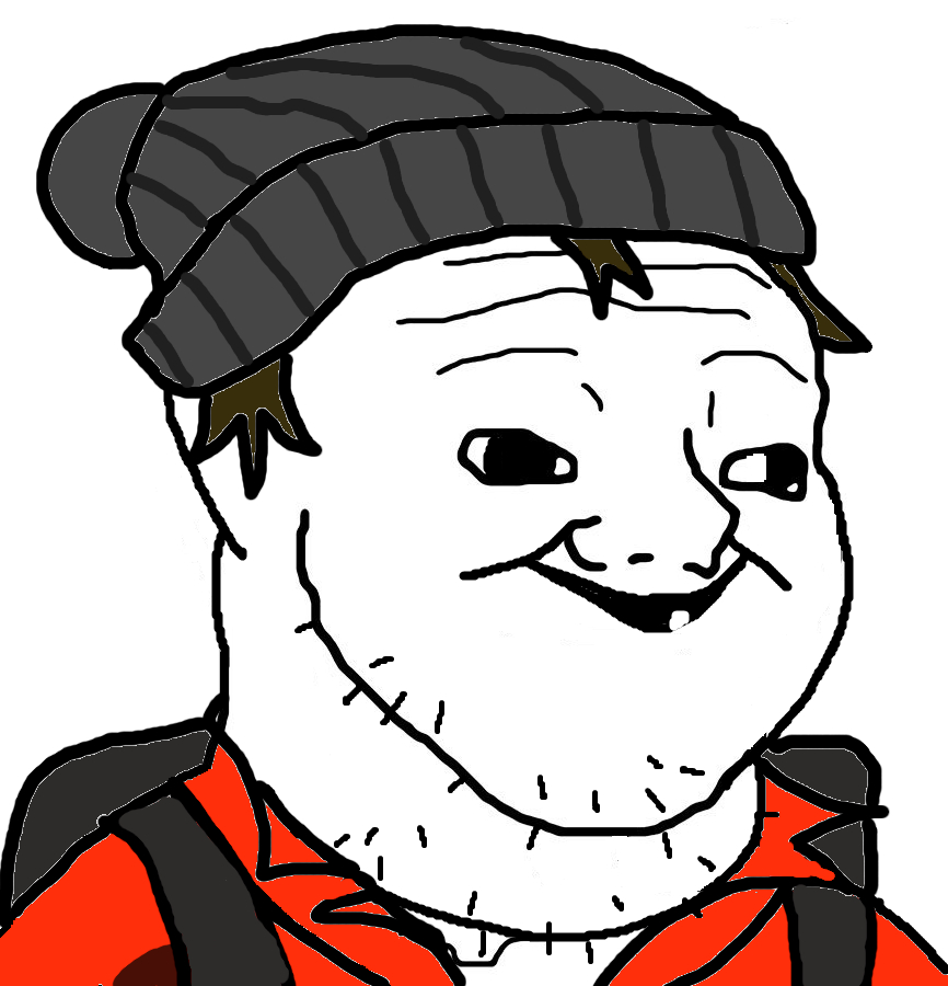 Brainlet backpacker — Brainlet meme