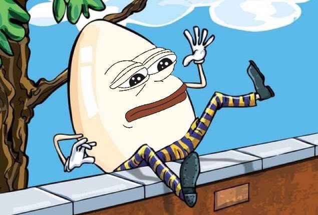 Peppe humpty bumpty — Pepe meme