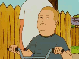 Bobby hill shaking head no — Reaction meme