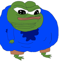 Pepe fat sweating — Pepe meme