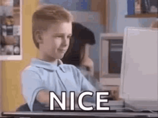 Boy computer — Reaction meme