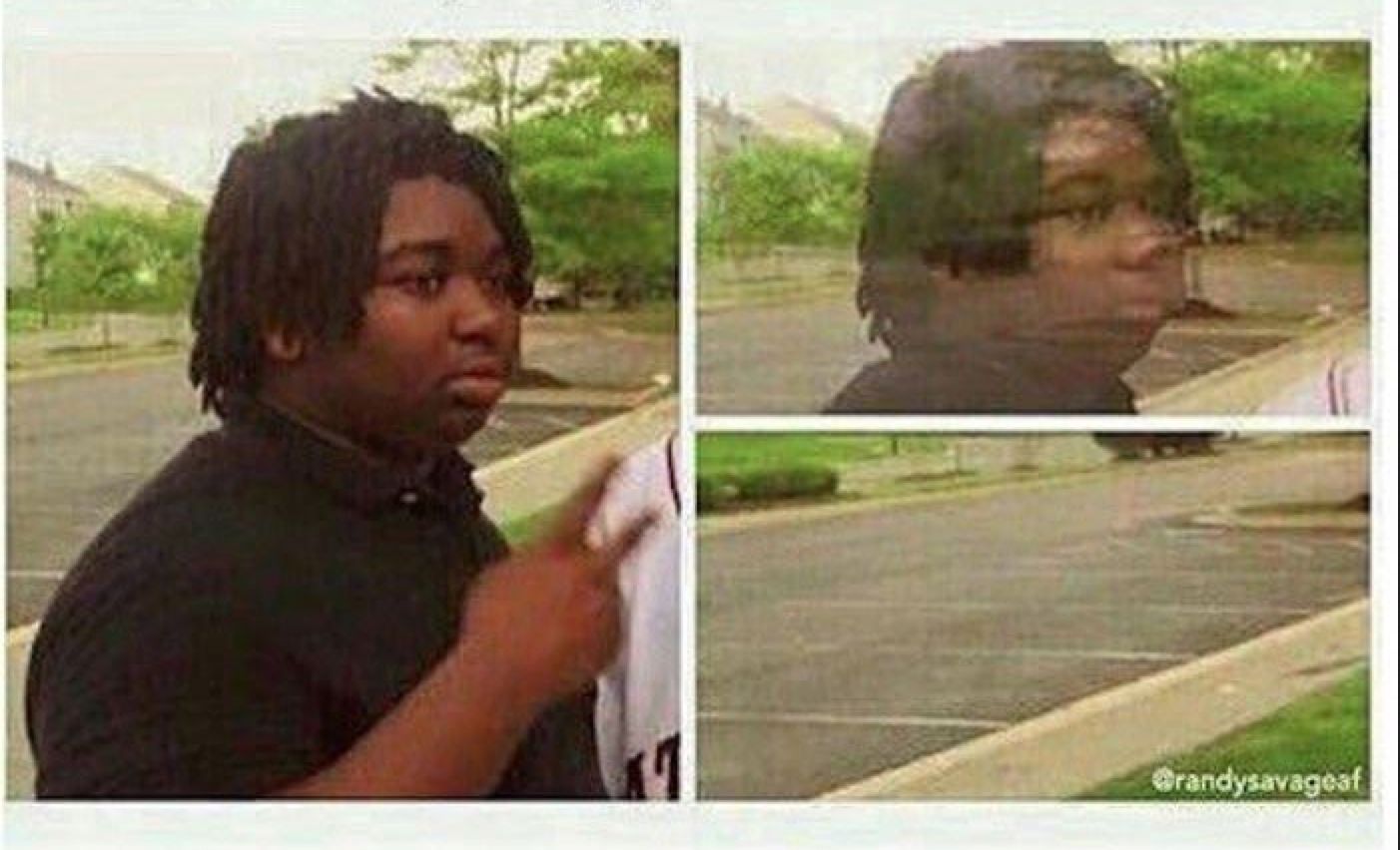 Black guy disappearing meme template — Templates meme