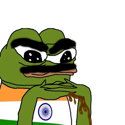 Flag shirt dripping Jeet Degen sticker — Sticker Packs meme