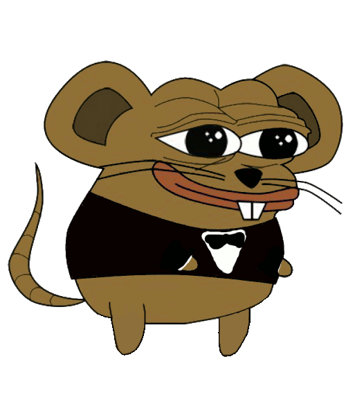 Pepe mouse tuxedo bouncing — Pepe meme