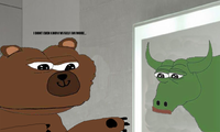 Bobo bull mirror — Bobo meme