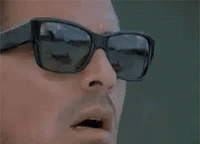 Taking off sunglasses — Reaction meme