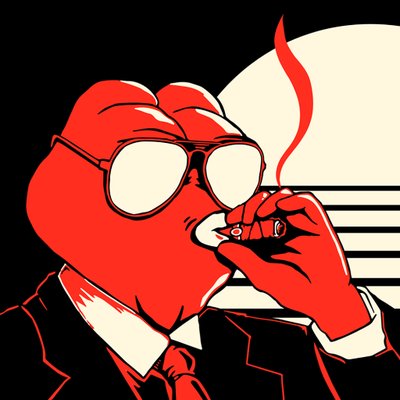 Pepe noire smoking cigar — Pepe meme