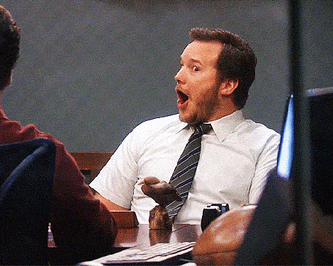 Chris Pratt Shocked — Reaction meme