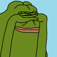 Pepe smug covering eyes — Pepe meme