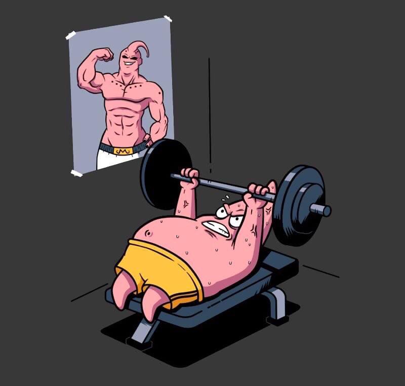 Patrick spongebob gets buff — Reaction meme