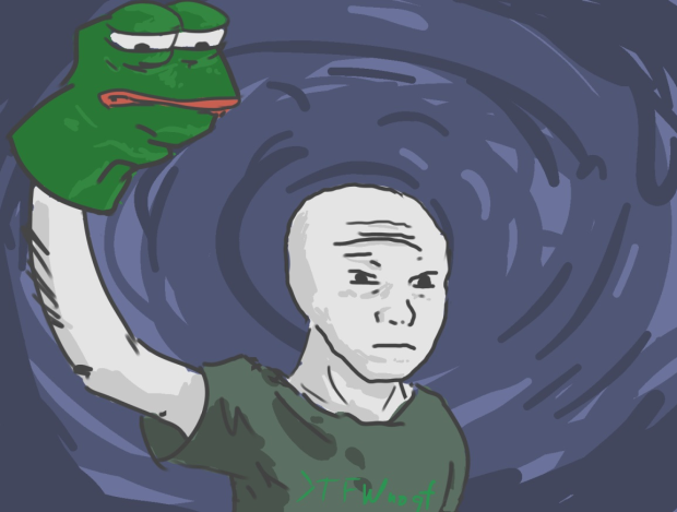 Wojak pepe hand puppet — Wojak meme