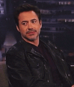 Robert Downey Jr Flirting — Reaction meme