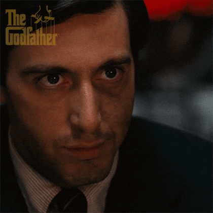 Michael Corleone Intense Death Stare — Reaction meme
