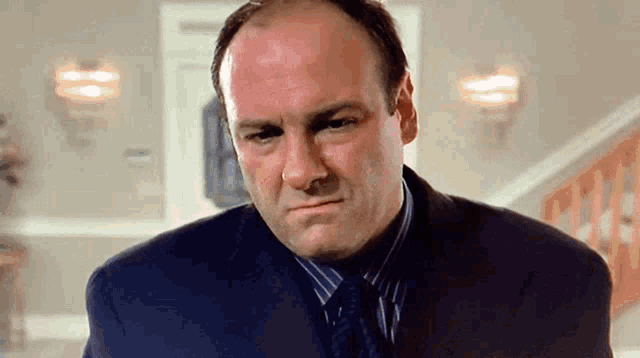 Disapproving Tony Soprano / Disgusted Look — Reaction meme