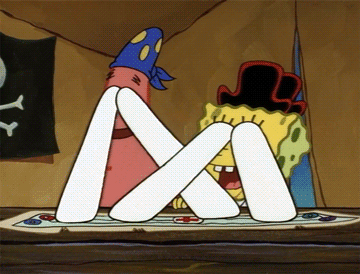 Patrick spongebob eyes on map — Reaction meme