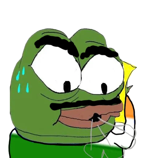 Wiping sweat Jeet Degen sticker — Sticker Packs meme