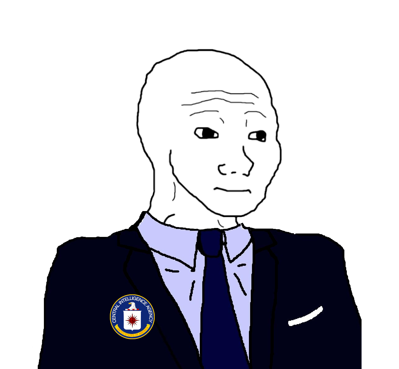 Wojak cia analyst — Wojak meme