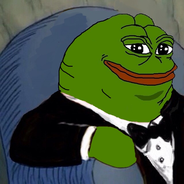 Pepe pooh tux — Pepe meme