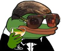 Pepe apu hair sunglasses tuxedo wine — Apu meme