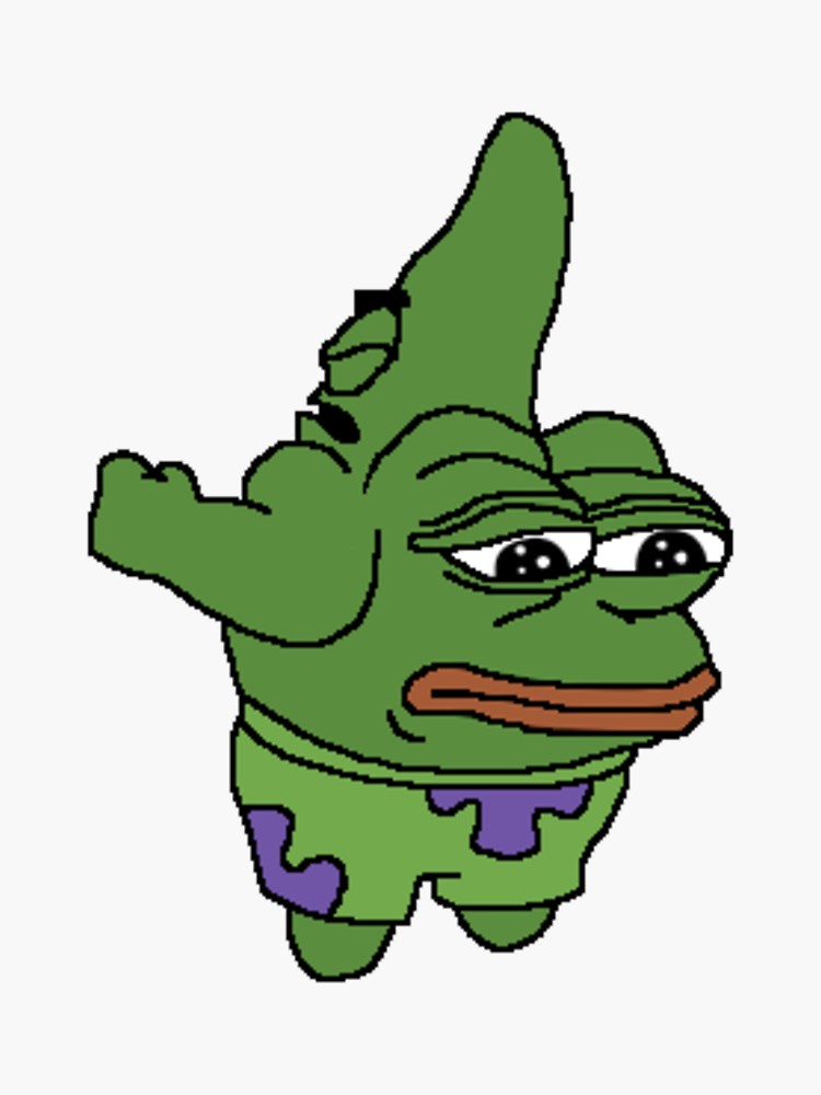 Pepe face patricks back — Pepe meme