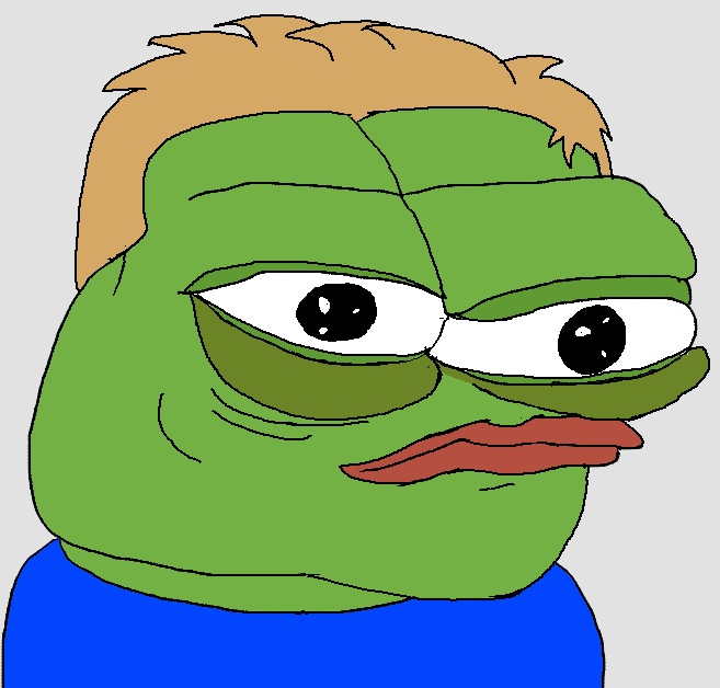 Pepe bags under eyes — Pepe meme