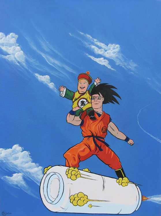 Hank hill bobby dragon ball z — Reaction meme
