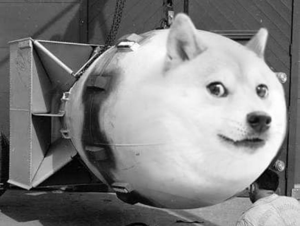 Doge nuclear bomb — Reaction meme