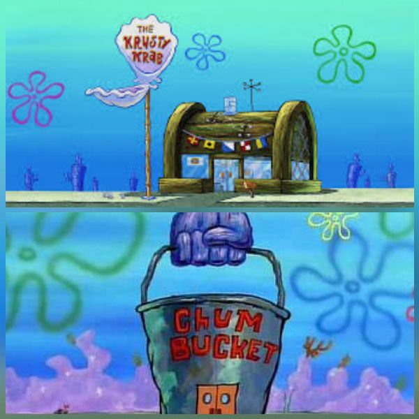 Krusty Krab Vs Chum Bucket meme template — Templates meme