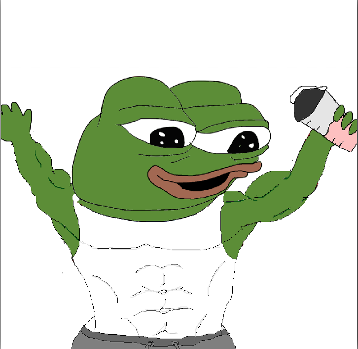 Pepe muscle protein shake — Pepe meme