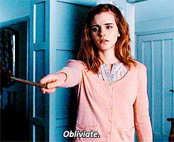 Hermione Granger Obliviate — Reaction meme