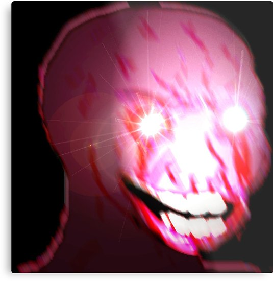 Pink wojak bright eyes — Wojak meme